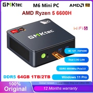 GMKtec M6 AMD R5 6600H Gaming Mini PC 32GB DDR5 1TB SSD Computer PC Mini Computer PC Gaming Desktop