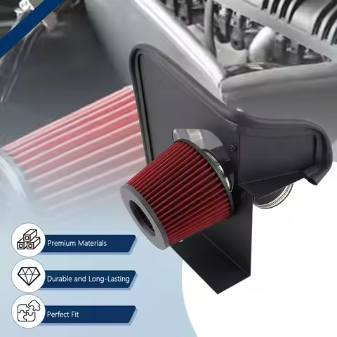 Performance Cold Air Intake System for 2008-2016 Audi A4 A5 B8/B8.5 1.8T 2.0T Quattro All-Road, Alum