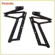 2Pcs Sofa Footrest Hinge Replacement Bracket Foldable Lifting Bracket Sofa Bed Lift Hinge Multifunct