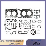 Engine Parts Rebuild Cylinder Head Full Gasket Set Fit 2.5 L FB25 GAS H4 For 2011-2015 Subaru Forest