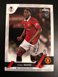 Topps Chrome UEFA Europa League Manchester United Kobbie Mainoo 足球卡