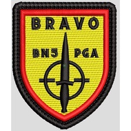 BRAVO BN5 PGA embroidered patch