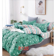 Super queen Bedsheet Cadar 5-In-1 High Quality Comforter Bedsheet Set With Comforter