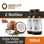 Absolute Coco Extra Virgin Coconut Oil 2 x 100ml