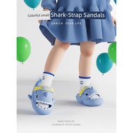 selipar lelaki selipar lelaki viral selipar budak Antibacterial Shark Summer Cartoon Anti-slip Child