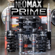 โช๊คสตรัท ปรับเกลียว Silver Neomax PRIME รุ่นใหม่ล่าสุด neo max sport ปรับแข็งอ่อน ได้ 30 ระดับ รถยน