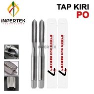 Tap Kiri M12 X 1.75 Pointed Taps Mesin M12 Left Hand HSS PO Ulir Milling