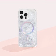 送贈品【kate spade】iPhone 15系列 磁吸精品手機殼　經典流沙