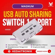 MAGNUM USB Auto Sharing 4P PrinterMagnum Share AUTO SWITCH 1-4 Port auto share