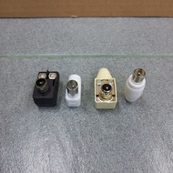 RG59 RG6 RF CONVERTER TV SOCKET AERIAL DIGITAL ANTENNA PLUG MALE IN DTV CONNECTOR ADAPTER COAXIAL AR