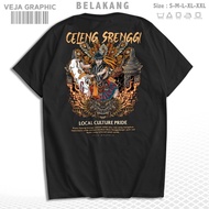 Vejagraphic T-Shirt Prabu Celeng Srenggi | Kaos Indonesia Culture Pria