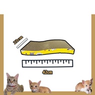 Scratch table wavy rectangular carton - 42cm Piece