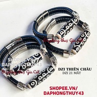 Super beautiful new men's size 21-eye dzi bracelet