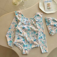 90-140 (556) Fei 2026 Spring Summer Perfume Nana 55661 Full Print Watercolor One-Piece Swimsuit [Do 