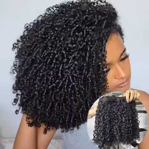 3B3C Burmese Pixie Curly Hair Bundles Virgin Human Hair Vietnamese Raw Human Hair Extensions For Ful