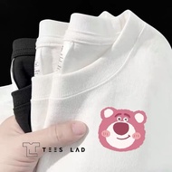 READY STOCK Cartoon Lotso Tshirt T-SHIRT COUPLE SHIRT/BAJU KOREA STYLE T-SHIRT MAN WOMAN