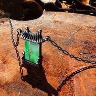 【限量】金玉滿堂 x 小城故事之一 18K金 x 花青玉 x 925銀項鍊