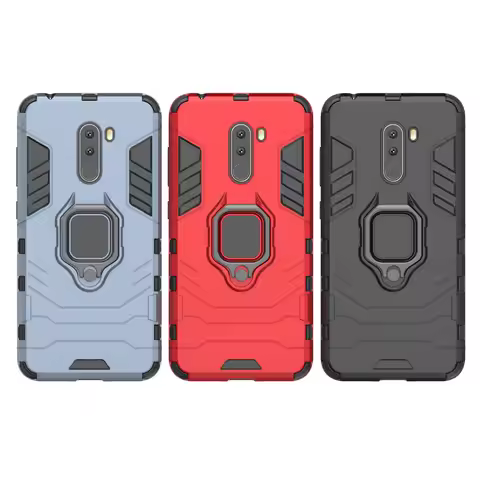 Luxury Armor For Xiaomi Pocophone F1 Case Shockproof PC+TPU Protective Back Cover For Poco F1 Case M