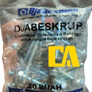 Asbes DJABESKRUP SCREWS 9 mm 7cm