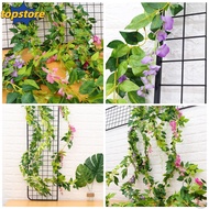 TOPSTORED 7FT Wisteria Plant Green Leaves Hanging Garland Wedding Decoration Home Decor Fake Ivy Vin