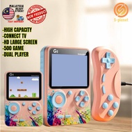 G5 HD 1/2 Player Screen Handheld Game Console Contra Mini Arcade 500 Game Charging Portable Game Pla
