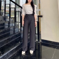 GMA Oro Pants Stripe - Korean Style Women's High waist Pants