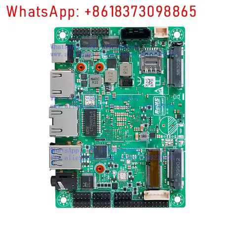 N100 N305 main board Alder Lake-N DDR5 2 * Com LVDS Linux X86 POE 100x72mm Embedded PC Mini main boa