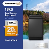 [𝐅𝐑𝐄𝐄 𝐃𝐄𝐋𝐈𝐕𝐄𝐑𝐘] PANASONIC NA-FD180V3BT (18kg) Easy Hygiene & Convenient Top Load Washing Machine
