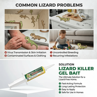 Cicak killer gun 30g Br Attracts & Eliminates Lizards 24H Fast Acting, Long-Lasting, Safe for Home U