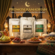 Combo Pek Sambal Tempoyak Bilis Petai + Sambal Hijau + Sambal Klasik  (Ready To Eat) Ellys Kitchen