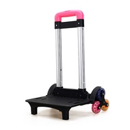 FASHION ACE🔥Kuromi trolley school bag 6 Wheel School Bag Trolley Backpack Luggage Student Kid Childr