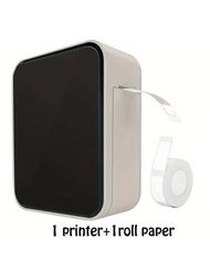 1台P15標籤機-BT無綫貼紙打印機，袖珍貼紙機，帶12*40毫米膠帶