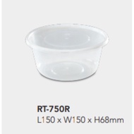 50Pcs RT 750R Round Container Plastic Felton
