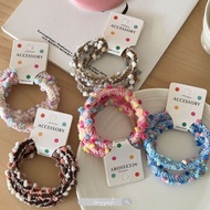 Area|Plush Rainbow Jelly Bean Hair Tie 2 In A Set (Diameter: 6cm) A4|Ms. Sicili