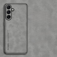 For Samsung Galaxy A37 A 37 5G SM-A377E SM-A377B Case Soft Silicone Edge Hard Back Cover PU Leather 