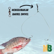 2-Prong Fishing Hook for Carp, Tilapia, and Catfish