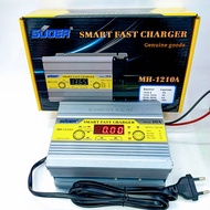 SUOER Smart Fast Charger 20A MH-1220A SUOER เครื่องชาร์ตแบตเตอรี่ รุ่นสลายซันเฟส + ฟื้นฟูแบตเตอรี่ 12V 20A