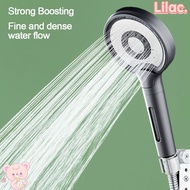 LILAC Shower Head, Large Panel High Pressure Water-saving Sprinkler, 3 Modes Adjustable Handheld Water-saving Shower Sprayer