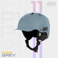 [Express] POC Motorcycle Helmet P11 Glossy Cement Gray with High Quality Earmuffs POC Helmet