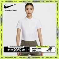 Nike Dri-FIT  Womens Victory Short-Sleeve Golf Polo - White [FQ1575-100]