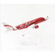 AirAsia.com Airbus A320 Red Diecast Model Airplane