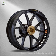 KTM duke 390 690 1090 1190 1290 RC8 Wheel Rim Sticker Reflective Decal