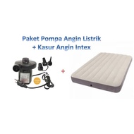 Intex Durabeam Twin 64707 Electric Air Pump + Air Mattress Package