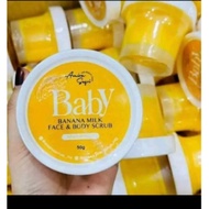 banana milk scrub baby