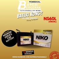[ Installation Provided ] NIKO NS60L 50B24L Premium Series Free Maintenance Battery