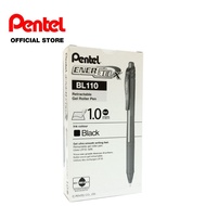 PENTEL EnerGel-X BL110 Refillable Gel Roller Pen (1.0mm, 12 Pieces)