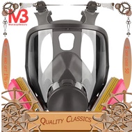 Full Face Gas Mask 6800 Reusable Respirator Mask -with 60926 Air Filter for Organic Vapor, Dust, Pai