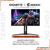 GIGABYTE AORUS FO27Q3 Gaming Monitor (จอมอนิเตอร์) | 27" QHD | OLED | 0.03ms | 360Hz | Adaptive-Sync