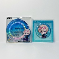 [HSR Official Merch] Aventurine Fashion Theme Q Version Acrylic Badge Holder & Badge