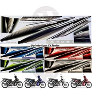 Yamaha spark lc rx135 v1 (1) lc135 siam design premium quality motor body cover sticker stripe 1set